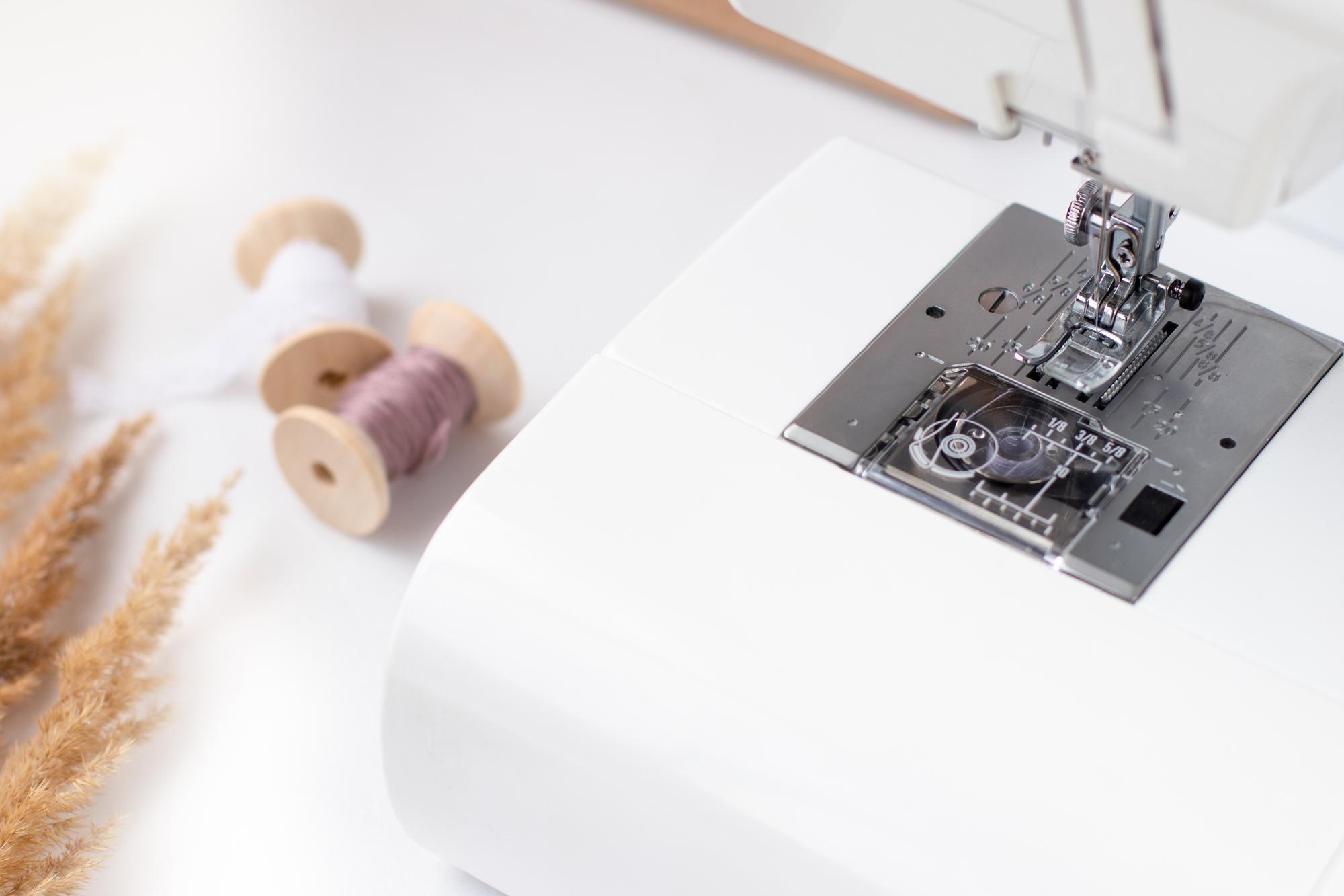 studio workspace with sewing machines